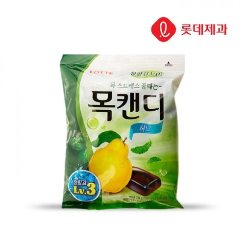 롯데 목캔디 허브맛 217g (대용량)