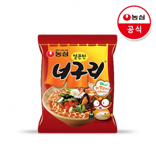 농심 얼큰한너구리 120g