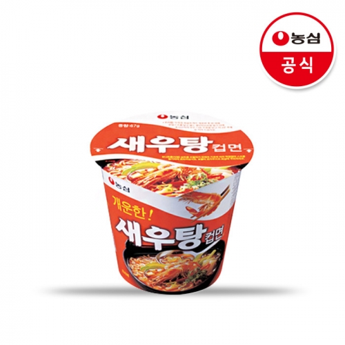 농심 새우탕 소컵 67g