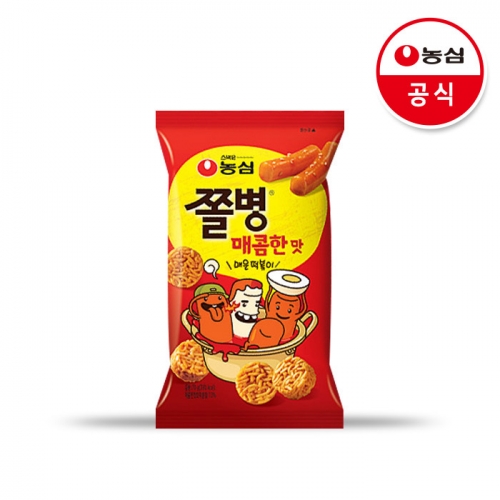 농심 쫄병스낵 매콤한맛 82g