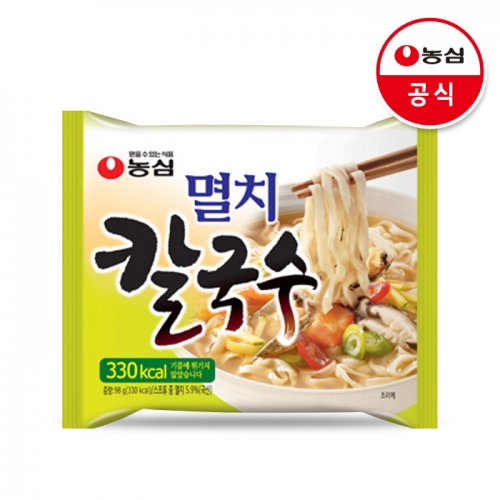 농심 멸치칼국수 98g