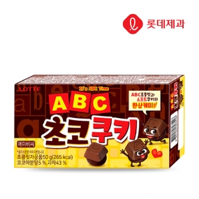 롯데 ABC 초코쿠키 50g