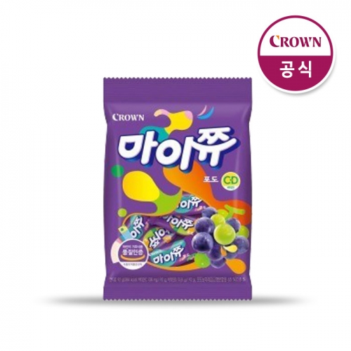 크라운 마이쮸 포도 필로우 92g