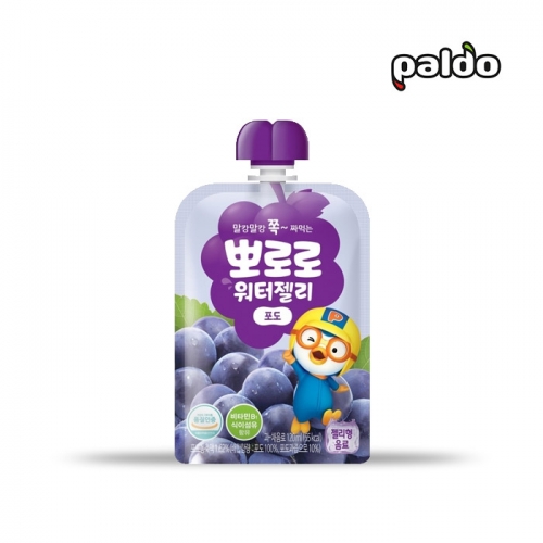 팔도 뽀로로 워터젤리 포도맛 120ml