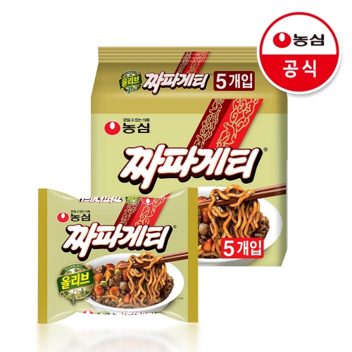 농심 짜파게티 140g x 5개