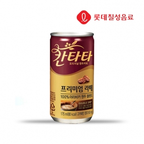 롯데칠성 칸타타 프리미엄라떼 175ml