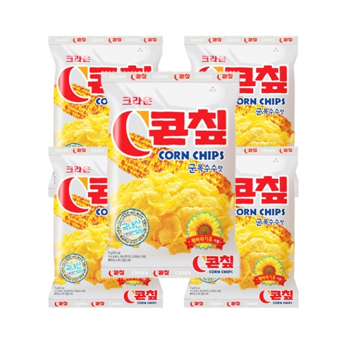 크라운 콘칩 70g x 5개