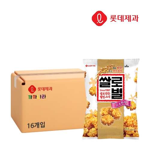 롯데 쌀로별 오리지널 78g x16