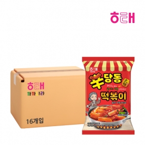 해태 신당동 떡볶이 110g x 16개 (박스판매)