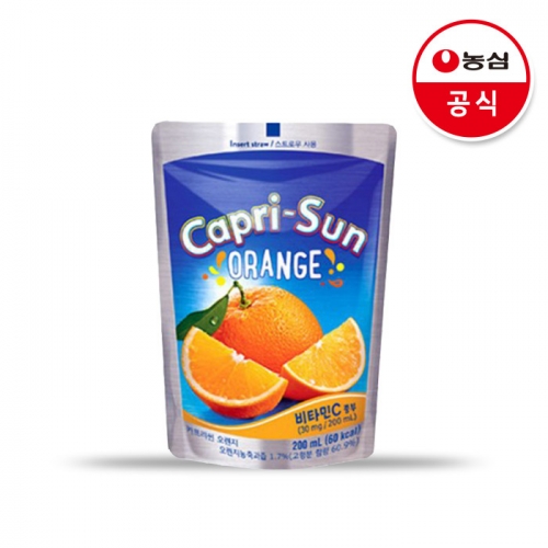 농심 카프리썬 오렌지 200ml