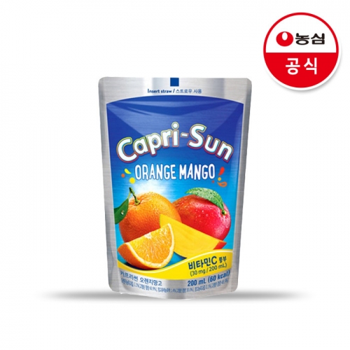 농심 카프리썬 오렌지망고 200ml