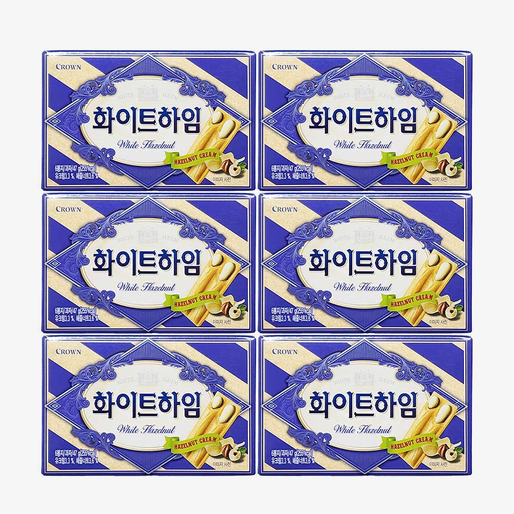 크라운 화이트하임 47g x 6개