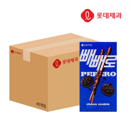 롯데 빼빼로 초코쿠키 37g x40