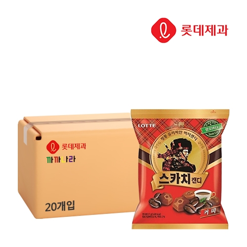 롯데 스카치캔디 커피맛 157g x20