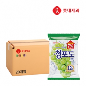 롯데 청포도 캔디 153g x20