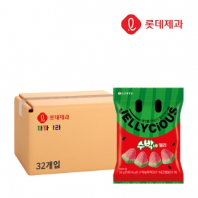 롯데 수박바젤리 56g x32