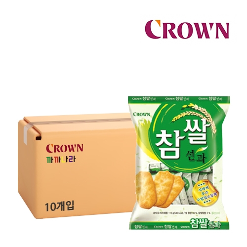 크라운 참쌀선과 253g (대용량) x 10개 (박스판매)