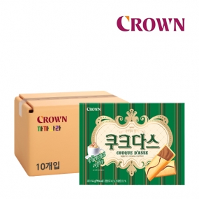 크라운 쿠크다스 커피 289g (대용량) x 10개 (박스판매)