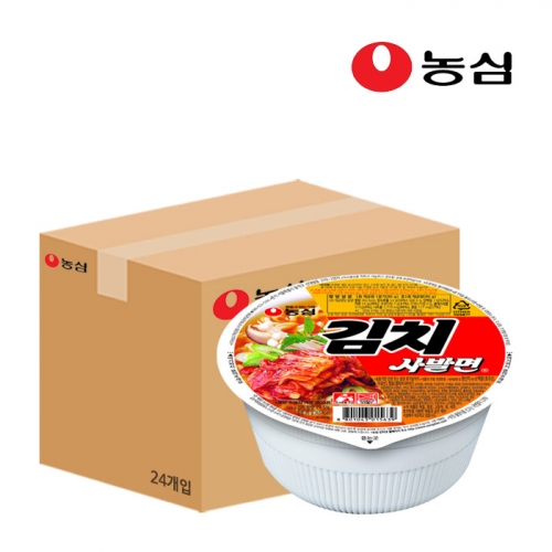 농심 김치사발면 86g x24