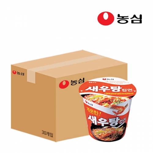 농심 새우탕 소컵 67g x30