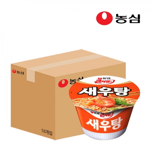 농심 새우탕 큰사발 115g x16