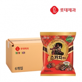 롯데 스카치캔디 커피맛 317g(대용량) x6