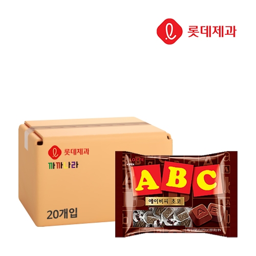 롯데 ABC 초콜릿 72g x20