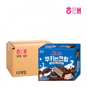 해태 오예스 쿠키앤크림 360g x 10개 (박스판매)