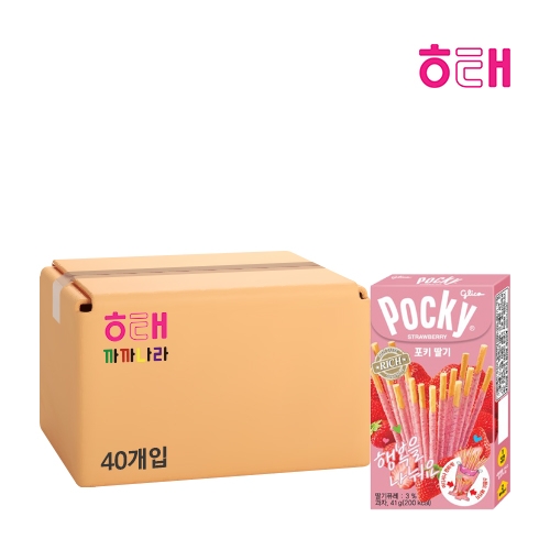 해태 포키 딸기 41g x 40개 (박스판매)