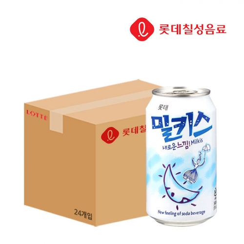 롯데칠성 밀키스 340ml x 24개 1박스