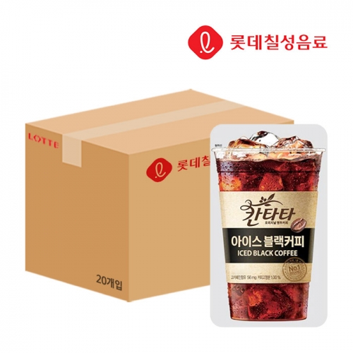 롯데칠성 칸타타 아이스 블랙 230ml x20