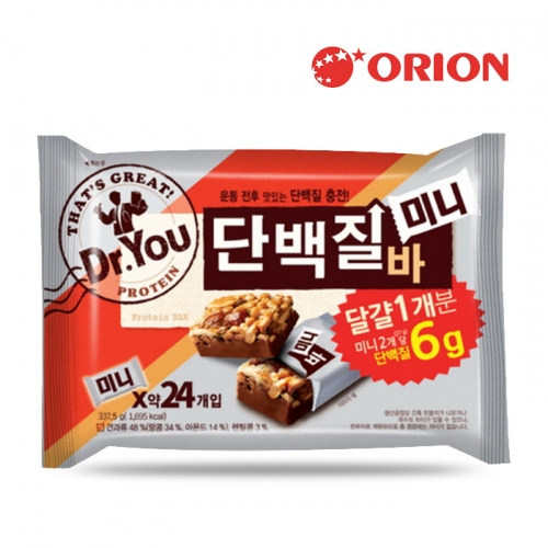 오리온 닥터유 미니단백질바 337.5g (대용량)