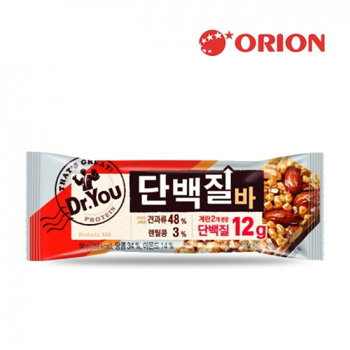 오리온 닥터유 단백질바 50g