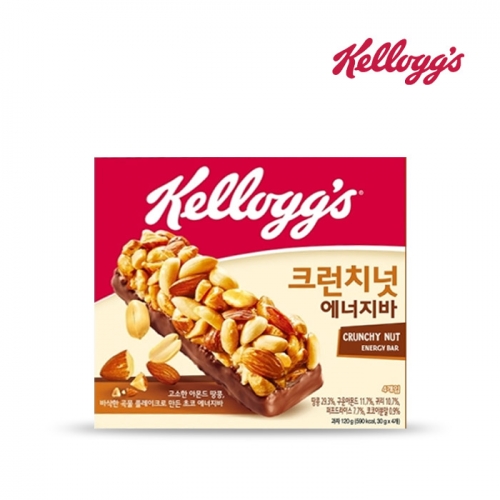 켈로그 에너지바 크런치넛 120g (30gX4개입)