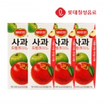 롯데칠성 델몬트 사과드링크 190ml X4팩