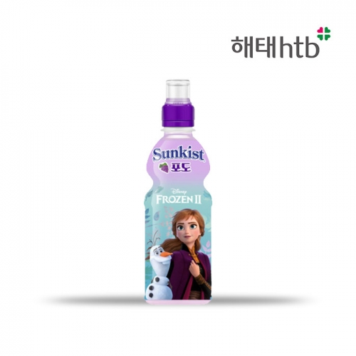 해태htb 썬키스트 키즈 겨울왕국 포도 210ml