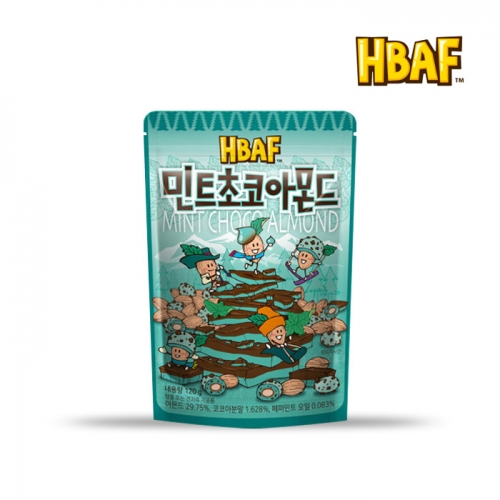 길림양행 HBAF 바프 민트초코아몬드 120g