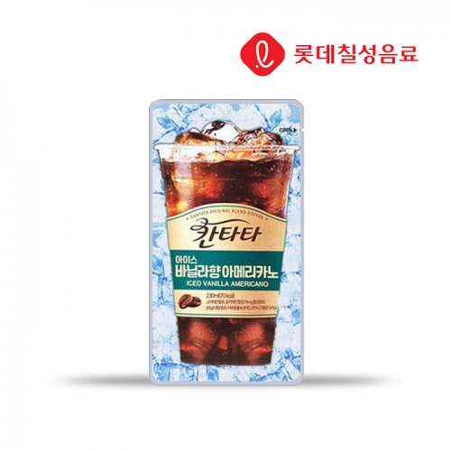 롯데칠성 칸타타아이스 바닐라향 아메리카노 230ml