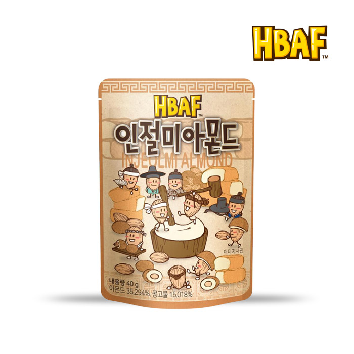 길림양행 HBAF 인절미아몬드 40g