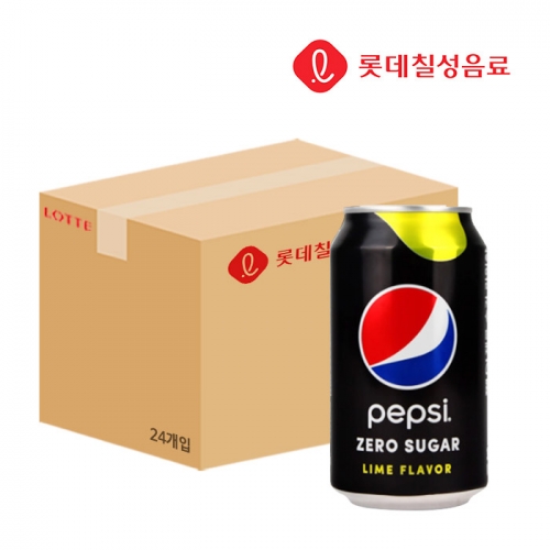 롯데칠성 펩시 제로슈거 355ml x 24개 1박스