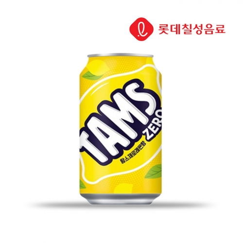 롯데칠성 탐스제로 레몬 355ml