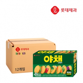 롯데 야채크래커 249g (대용량) x12