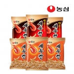 농심 새우깡 90g x 3개 + 농심 매운새우깡 90g x 3개