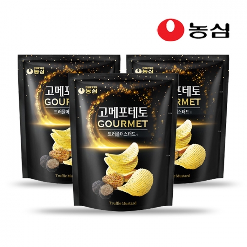 농심 고메포테토 트러플머스타드맛 40g x 3개