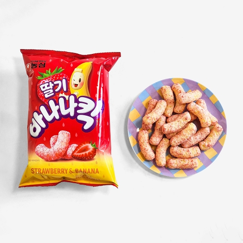 농심 딸기바나나킥 60g