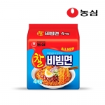 농심 찰비빔면 130g x 4개