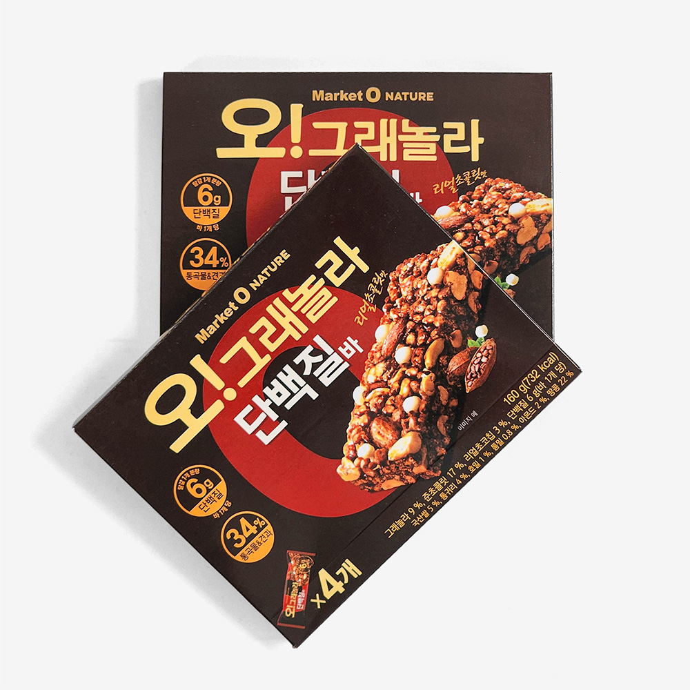 오리온 오그래놀라 단백질바 160g (40g x 4개입)