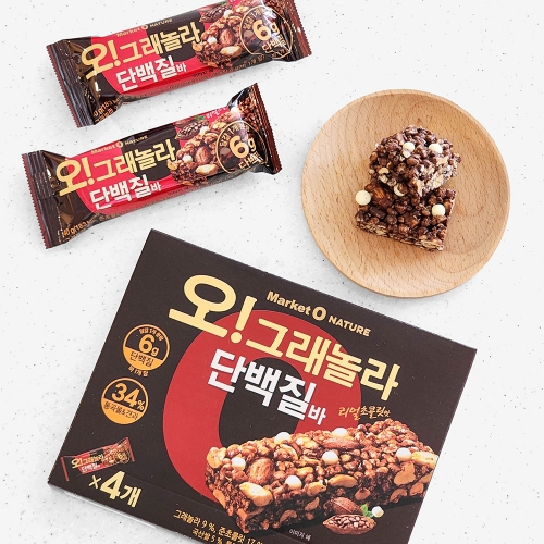 오리온 오그래놀라 단백질바 160g (40g x 4개입)