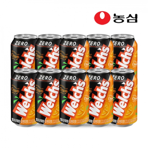 농심 웰치스제로 355ml x 10개 (맛 선택 가능)