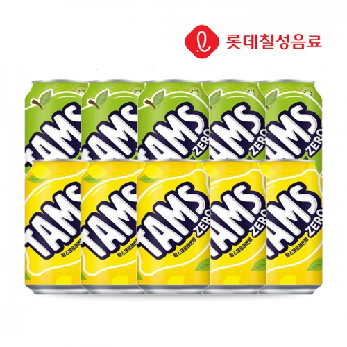 롯데칠성 탐스제로 355ml x 10개 (맛 선택 가능)